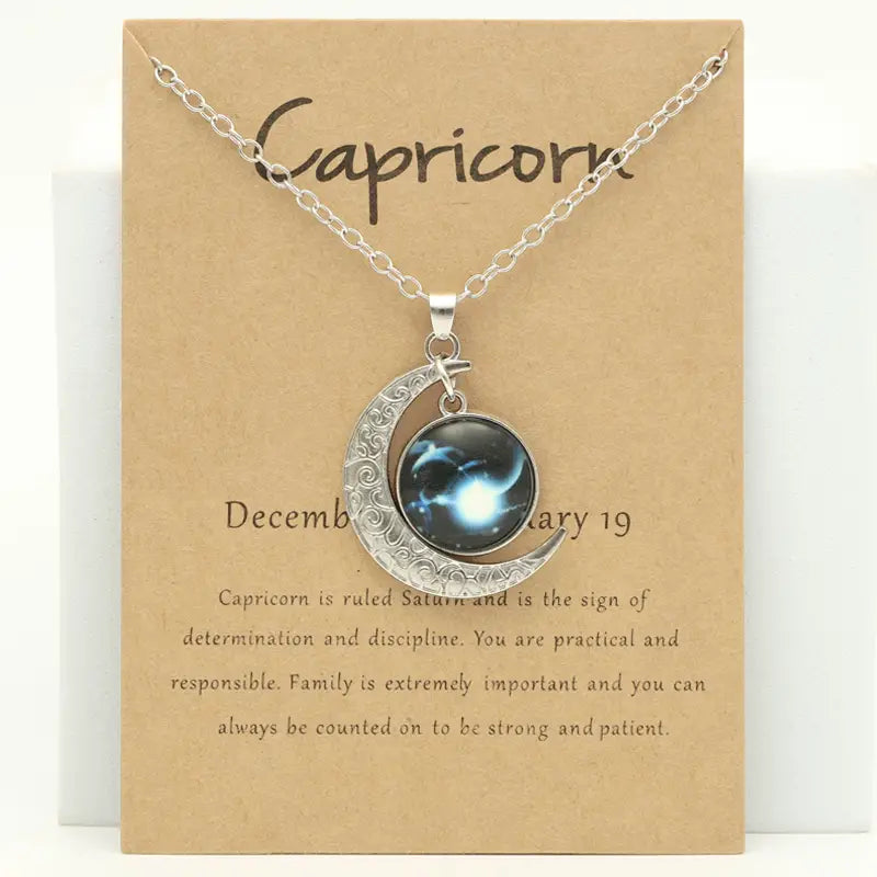 Capricorn Zodiac Necklace