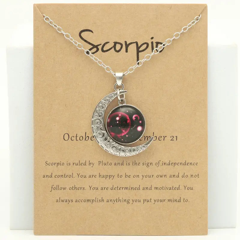 Scorpio Zodiac Necklace