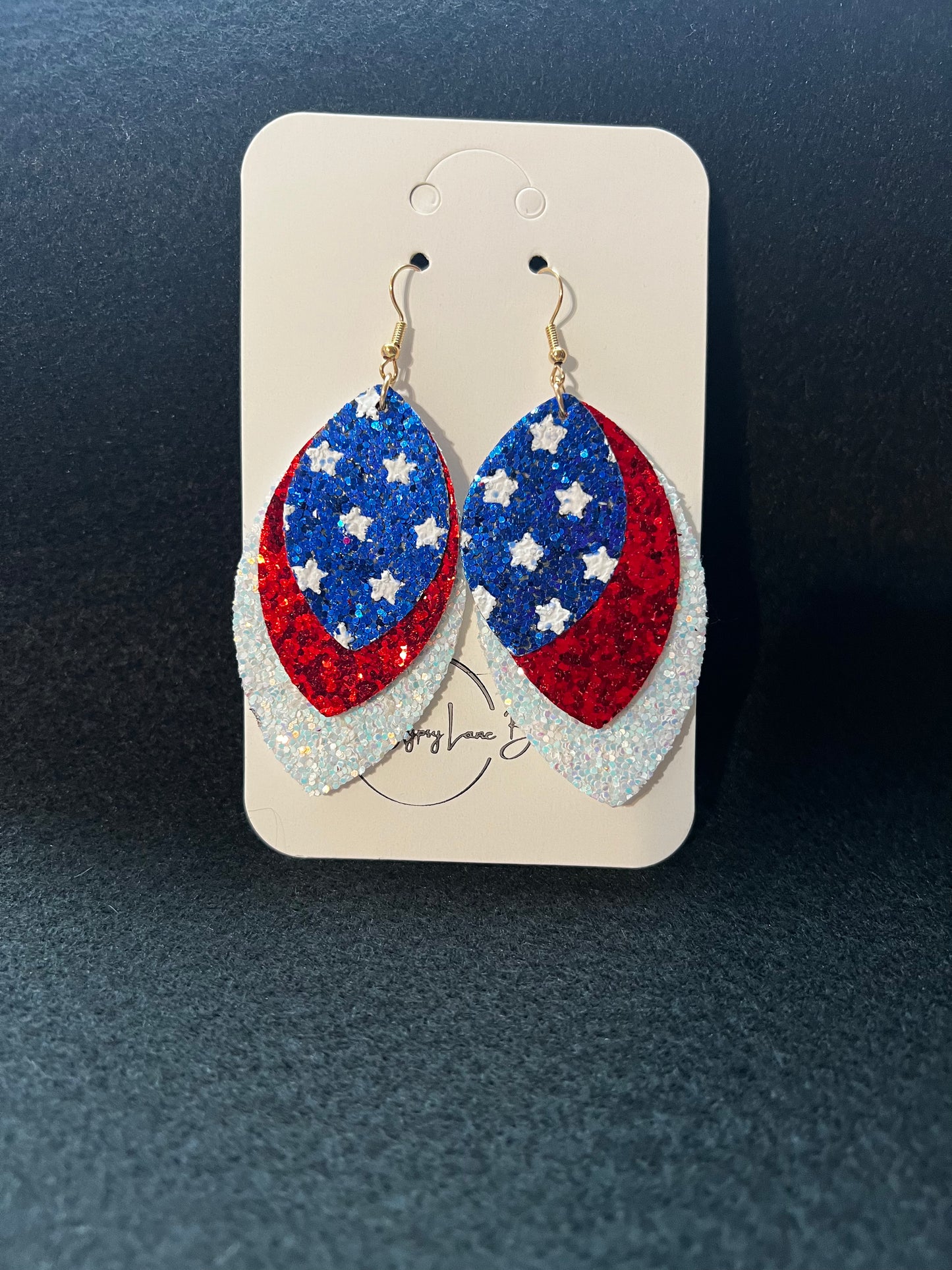 Red White and Blue Earrings